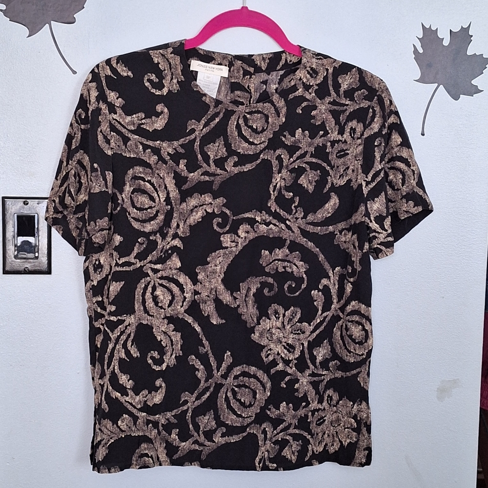 77.Jones New York 100% Silk Blouse